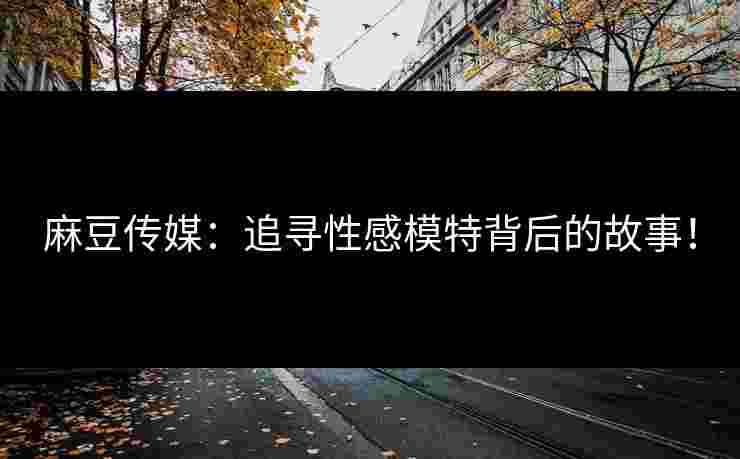 麻豆传媒：追寻性感模特背后的故事！