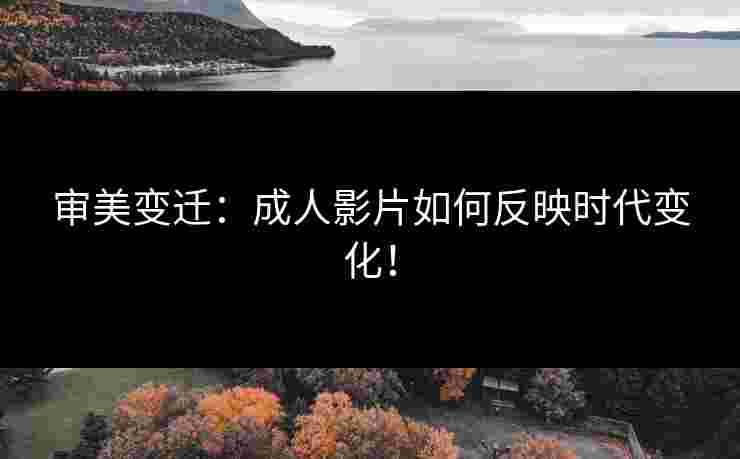 审美变迁：成人影片如何反映时代变化！